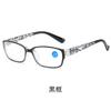 Reading Glasses Retro Oval Shaped Glasses Anti Blue Light Glasses Fashionable Personalized Black Thin Border Plain Face Eyewear
