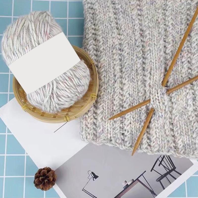 Skein Wool Yarn Bundle for Crafting Accessories and Children Blankets for DIY Sweaters and Hats Great Gift
