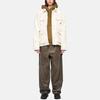 Stussy Holiday Collection FW23 Shop Jacket Distressed Canvas Warm Work Jacket Unisex Jackets White 115726