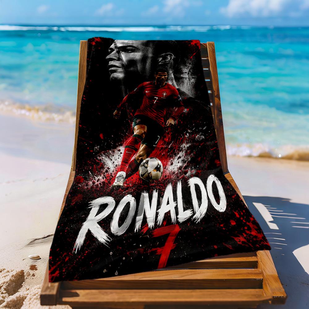 Cristiano Ronaldo Beach Towel High Absorbency Quickdry Comfortable Lightweight Perfect For Traveling Yoga Camping And Swimming