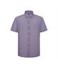 Dagseusyeocheu No-Care Poly Blend Small Check Casual Shirt Regular Fit Violet_Dms1Shcs156V1