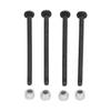 4Pcs RC Car Screws Kit Steel Black Silver Nuts Remote Control Car Accessories for WLtoys 144010