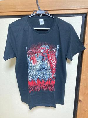 BAND-MAID T-Shirt Size L Black Rock Metal Band Official Japan Merchandise
