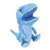 11.8in Plush Dinosaur Hand Toy Movable Mouth Soft Dinosaur Animal Hand Toy for Children Adults Blue