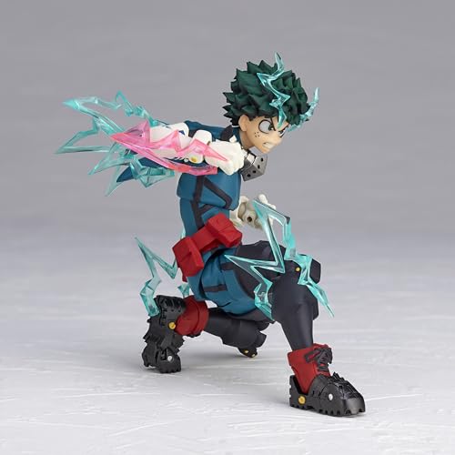 Kaiyodo Revoltech Amazing Yamaguchi My Hero Academia Izuku Midoriya, Approximately 150mm Tall, Non-scale PVC & ABS Painted Action Figure