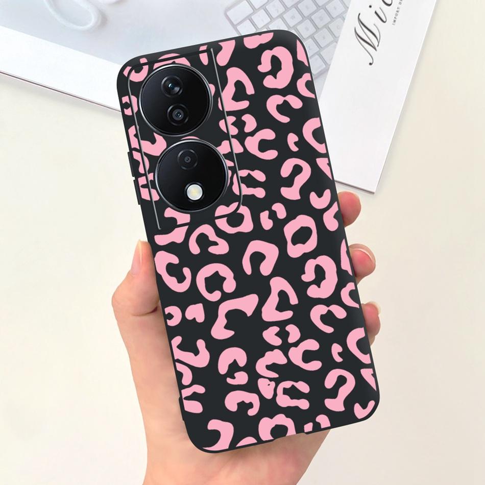 Cool Fashion Moon Printed Case For Honor X7b Candy Color Soft Silicon TPU Shockproof Phone Cases For HonorX7b X 7B 4G CLK-LX2