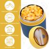 510ML Stainless Steel Soup Cup Thermal Lunch Box Food Container With Spoon for School Children