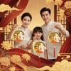 Paper Hollow Glowing Flower Lamp Craft Material Festival Nightlight Rabbit Lanterns  Parent Child