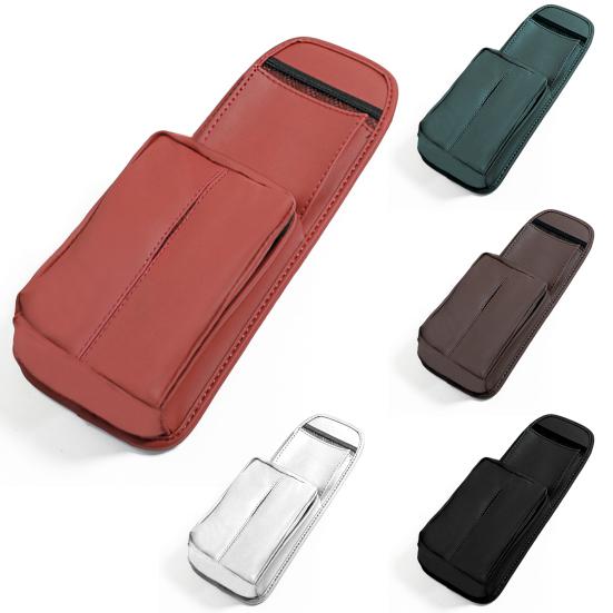 Durable Car Tissue Box Large Capacity Space-saving Multifunctional