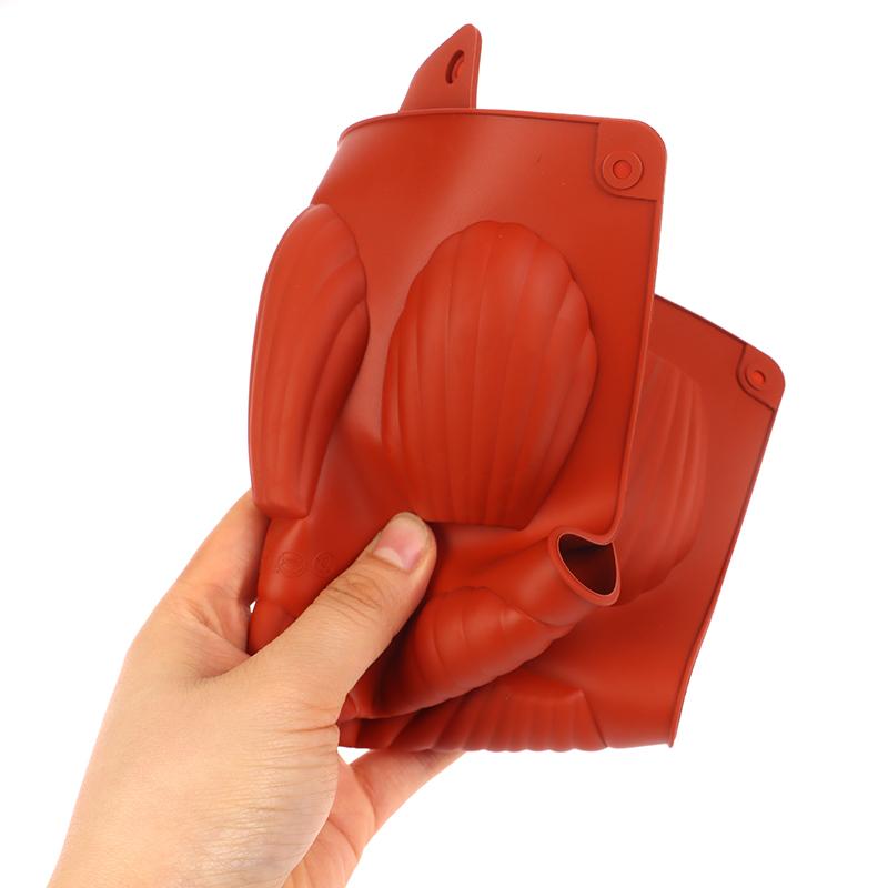 1Pc 9 Cavities Silicone Madeline Cookies Pan Madeline Mold Nonstick Baking Pan For Make Madeleine Cookies Kitchen Baking Mold