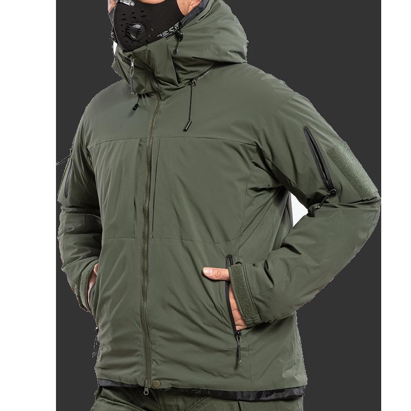Huan Long Men's Tactical Water-Repellent Camouflage Jacket for Mountaineering and Winter Cycling