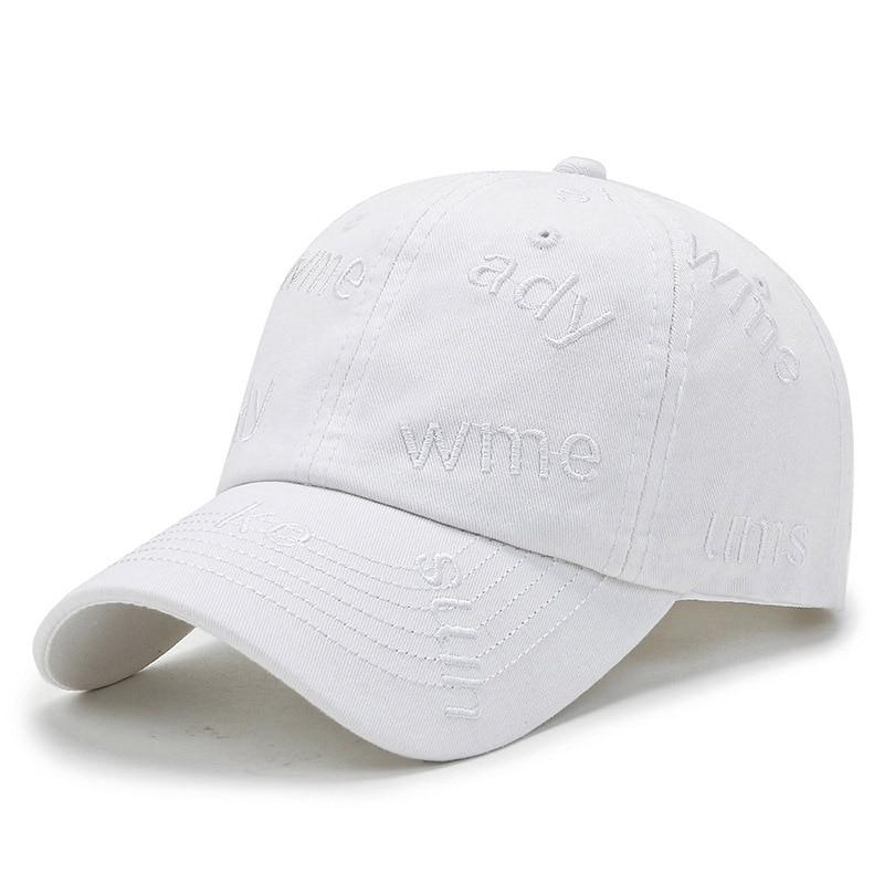 

NORTHWOOD Винтажная шляпа Snapback с буквенным принтом для женщин, бейсболка для мужчин, хлопковая кепка в стиле хип-хоп Kpop для папы 56-60 cm белый