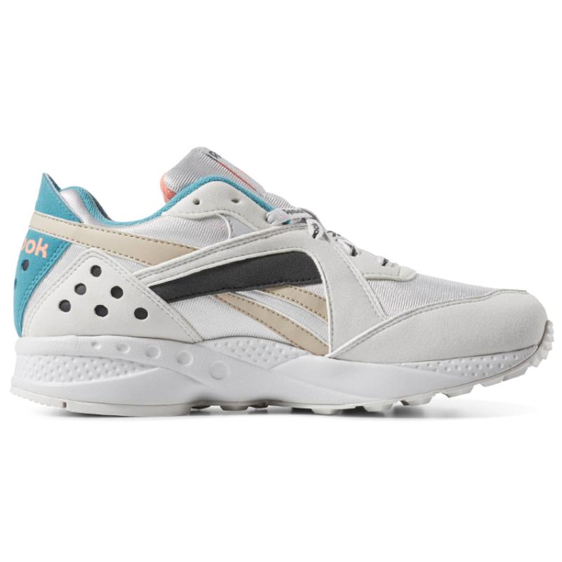 Reebok Pyro Non Slip Wear Resistant Shock Absorption Retro Casual Gray Sneakers DV5874