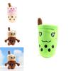 Soft Plush Bubble Tea Boba Cup Keychain Pendant Perfect Gift For Tea Lovers