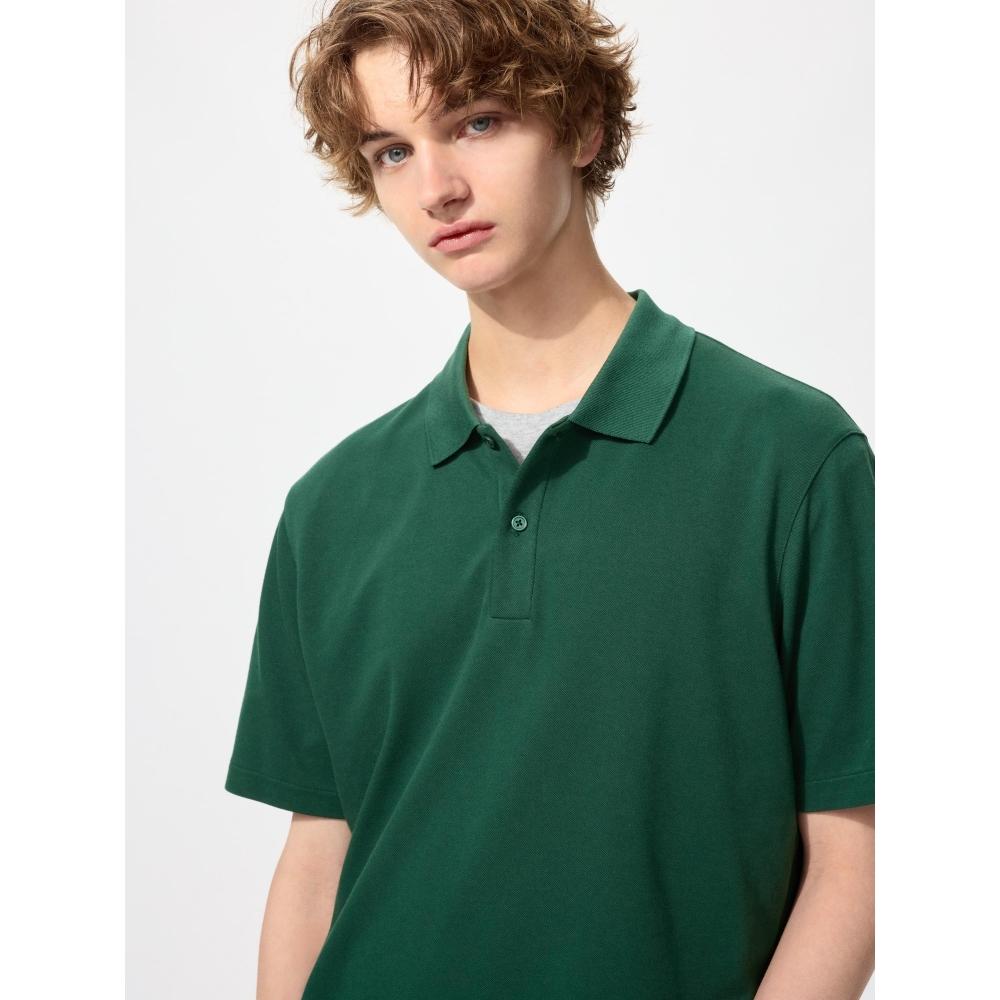 Uniqlo Japan Air Rhythm Cotton Kanoko Polo Shirt
