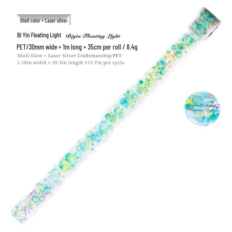 Sugar Poem Iridescent Dreamscape Tape for Kids  DIY Journal Collage