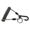 Safety Rope Climbing Buckle Rope Elastic Coil Fishing Coiled Lanyard  Climbing