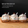 Japanese Matte Ceramic Condiment Jar & Chopstick Holder