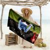 Footballer Ground Beach Towel Super Soft Microfiber Quickdry Fabric Comfortable Lightweight