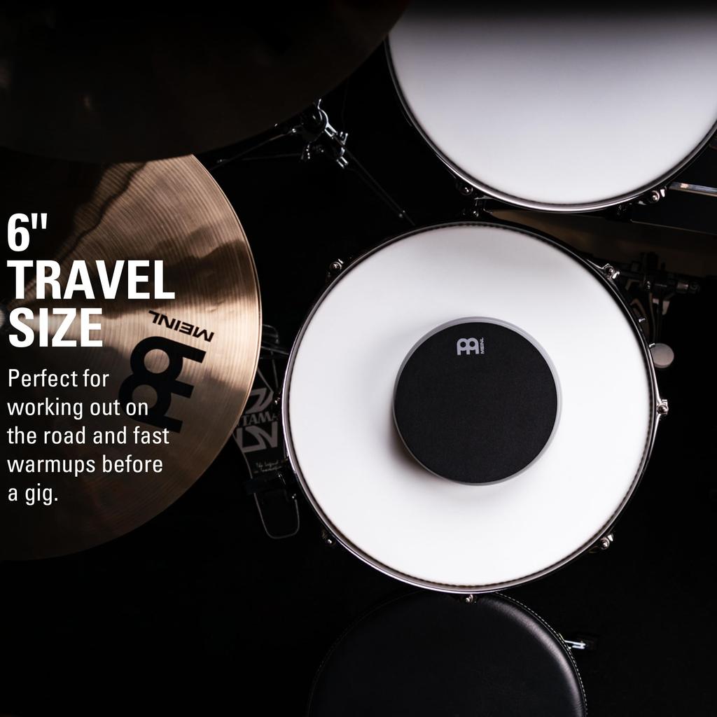 MEINL Cymbals Meinl Practice Pad Double Sided Pad Gray design MDSP6GY 6" Double-sided []