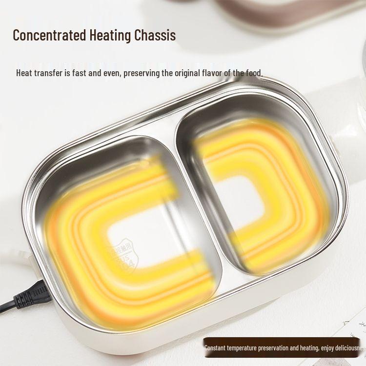 Portable Insulated Electric Lunch Bento Box for Students and Office Workers