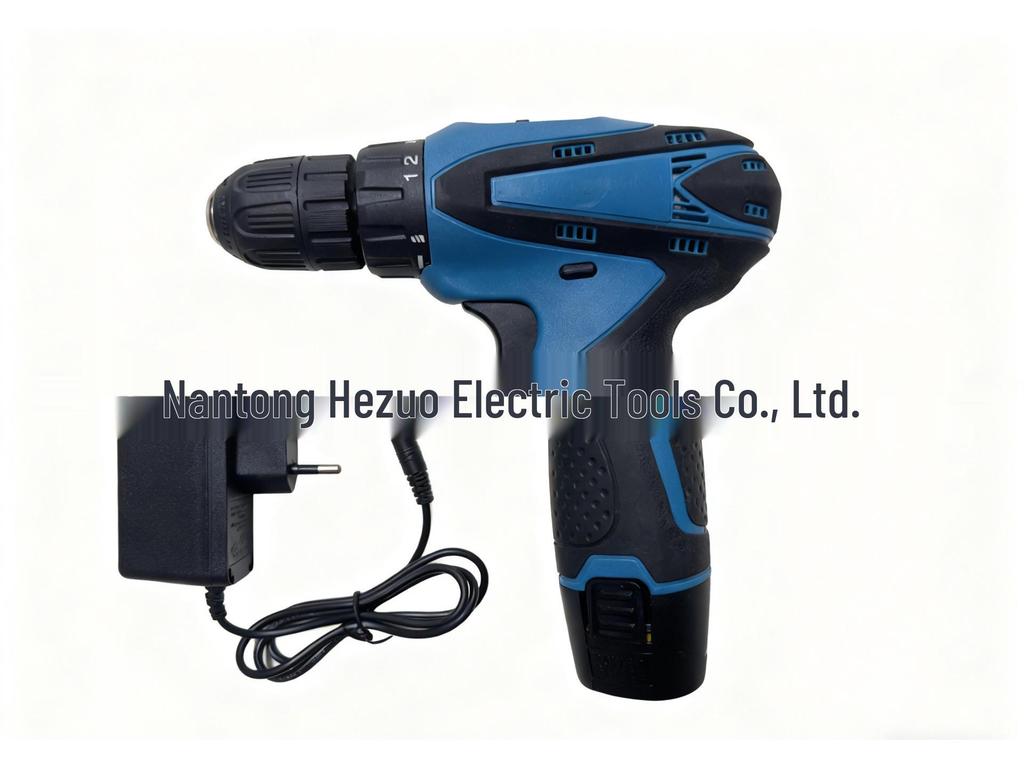 Brushless Lithium Battery Multi-functional Electric Drill & Screwdriver with Pistol Grip and Three-speed Impact Mode