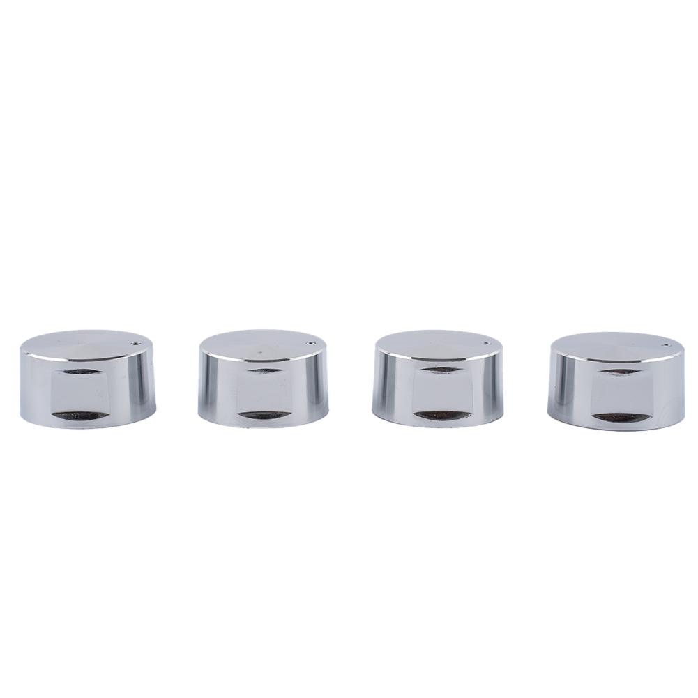 Brand New Stove Rotary Switch Kitchen Accessories Round Knob Silver Zinc Alloy 38*19mm Electric Stove Embedded Hole