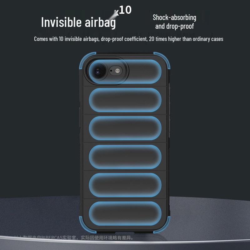 Compatible with iPhone 17e: Liquid Silicone Case with Full Lens Coverage & Airbag Drop Protection
