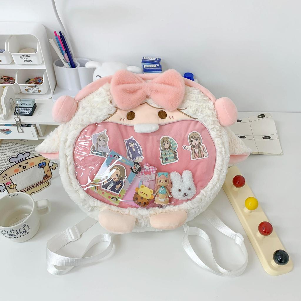 Hatsune Miku Anime Itabag: Søt plysjdukkeryggsekk for studenter