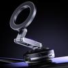 Foldable Car Phone Bracket Magnetic Stand 360 Degree Rotation Adjustable with Double Suction Technology for Easy Viewing