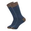 Men's Plus Size Striped Knee-High Socks - Trendy European & American Style for Autumn/Winter