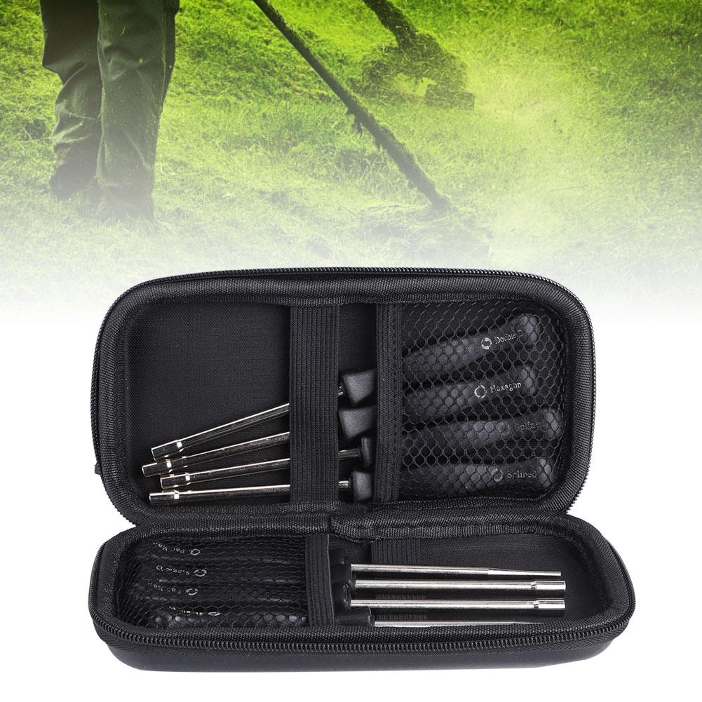 8Pcs/Set Aluminium Alloy Carburetor Screwdriver Kit Carburetor Adjust Tool with Storage Case