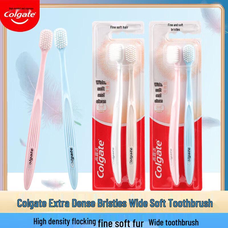 

Colgate Wide Head Soft Bristle Toothbrush, 6-Count