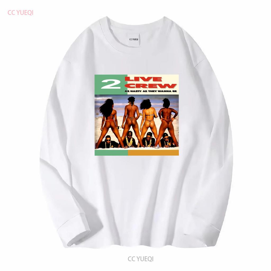 2 Live Crew As Nasty They Wanna Be T-shirt vintage Tvättad Mjuk streetwear Lite Mångsidig mode Andningsbar Snygg Vardaglig