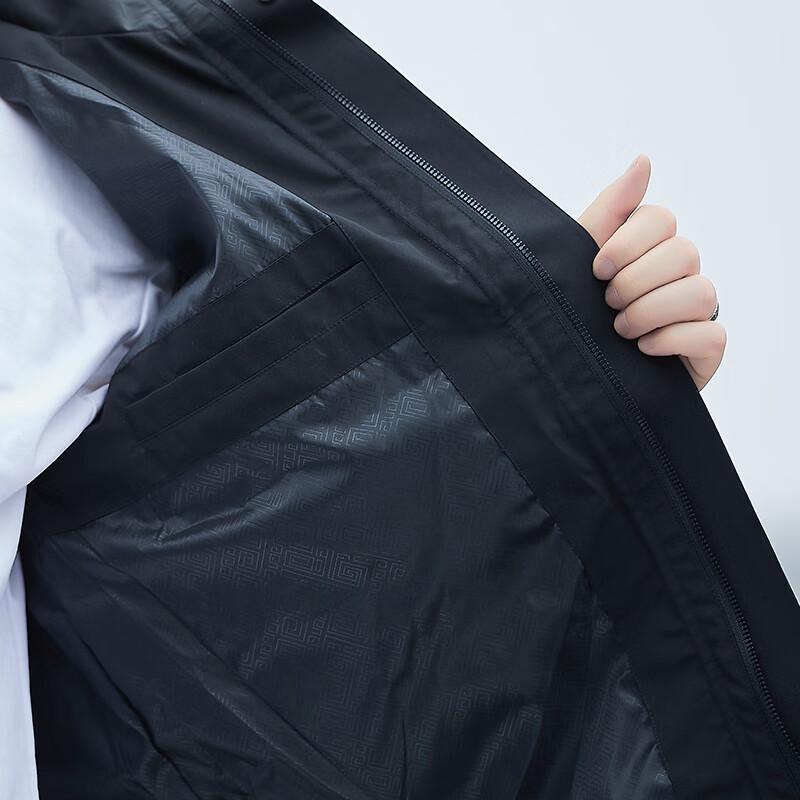 JEEP SPIRIT Men's Outdoor Hooded Windproof Waterproof Jacket