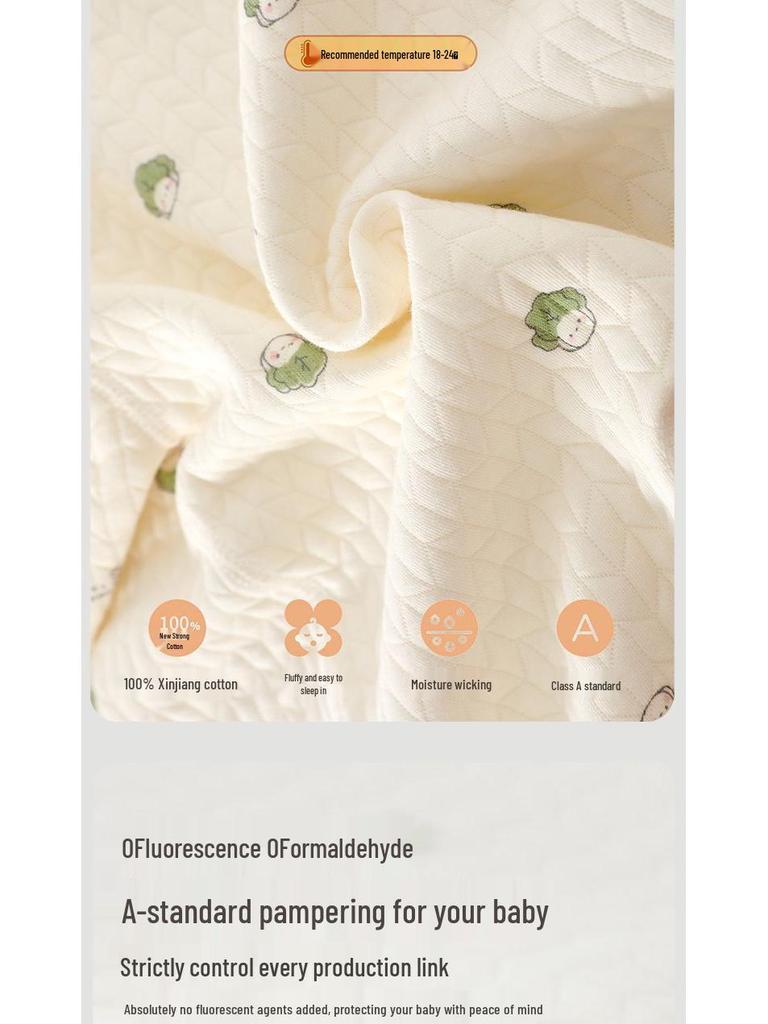 Cozy Air Cotton Baby Romper - Long Sleeve, Side Snap, Boneless Crawling Suit for Newborns - Perfect for Autumn & Winter Outings