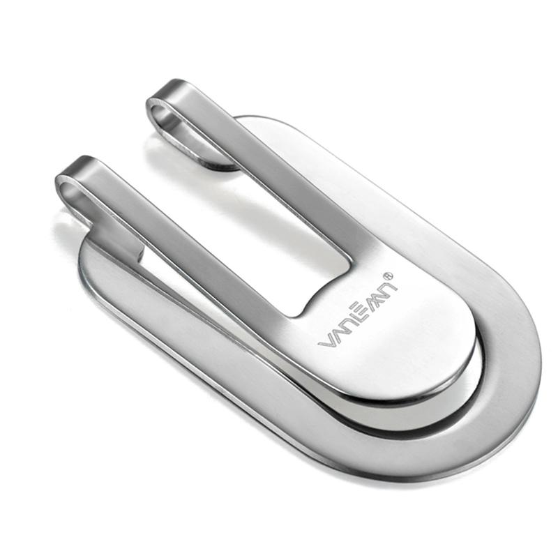 

Vanlemn Тонкий Креативный Модный Кошелек Бизнес Нержавеющая Сталь Сумка для Мелочи Мужской Металлический Зажим для Банкнот инс