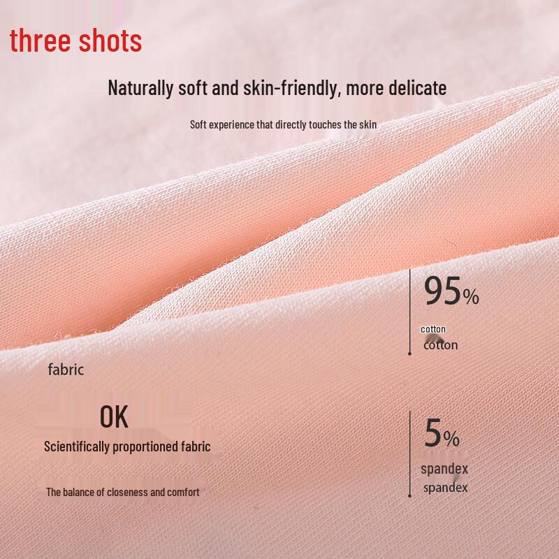 Threegun Women's 100% Cotton Antibacterial Briefs