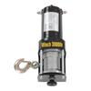 Electric Winch Kit 24V with Remote Steel Cable Mini Bracket 3000lbs for ATV UTV Accessories