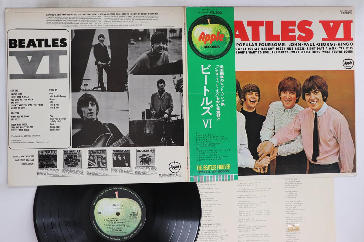 

LP Record BEATLES - Beatles VI AP80035 APPLE 1974 Japan Obi Rock Used