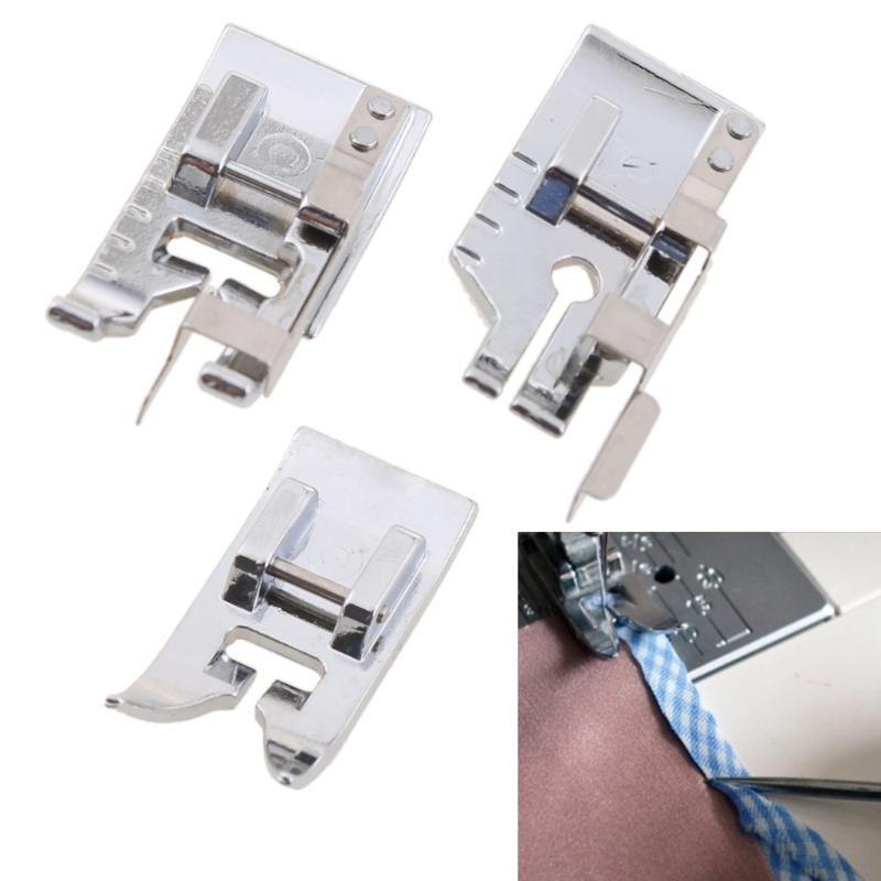 

3pcs in Ditch Foot 1/4 Inch Quilting Patchwork Presser Foot Set Multifunction for Household Sewing Machines China Mainland