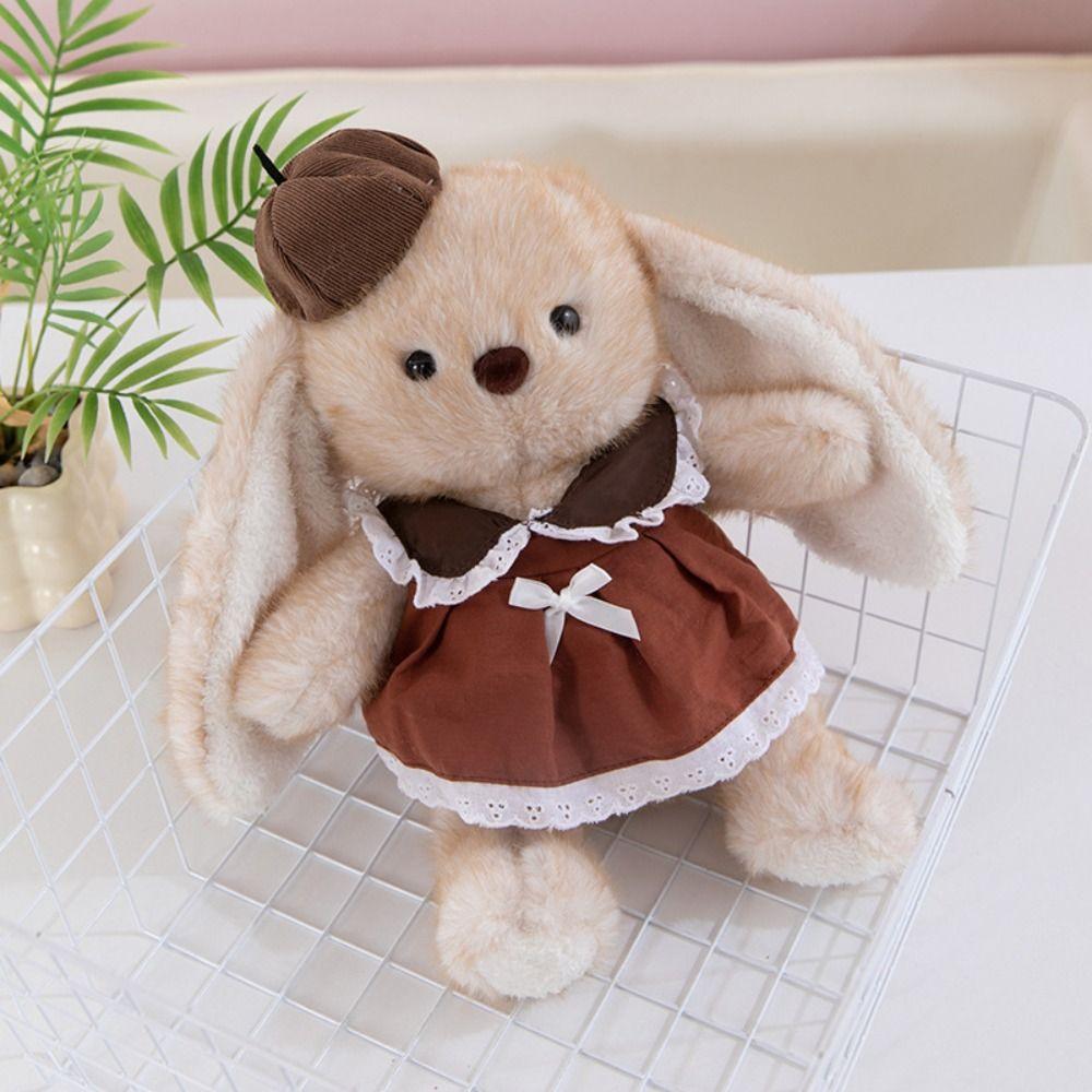 Stuffed Animal Bunny Plush Toy Sleeping Pillow Stuffed Rabbit Walnut Rabbit Doll Animal Lovers