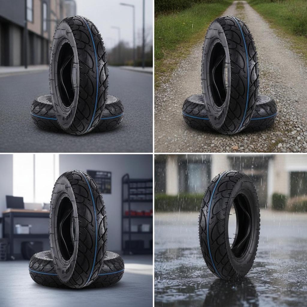 Reinforced Tire and Tube Combo | Shock-Absorbing, Pneumatic with Inner