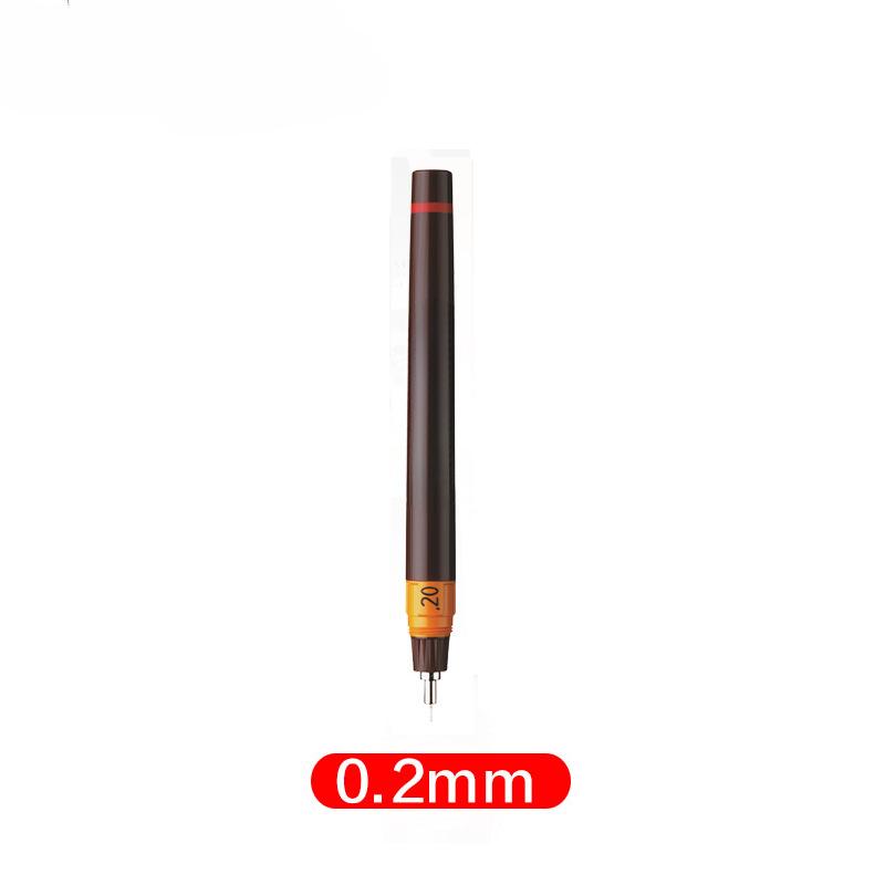 Červený kroužek, citlivé jehlové pero, kreslicí pero, doplňovatelné a inkoustové jehlové pero