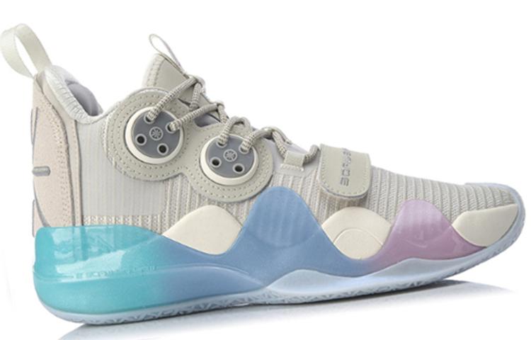 Li Ning WOW 8 Way Of Wade 8 Abrasion Resistant Breathable High Top Basketball Shoes Men's Cotton Candy ABAP113-9