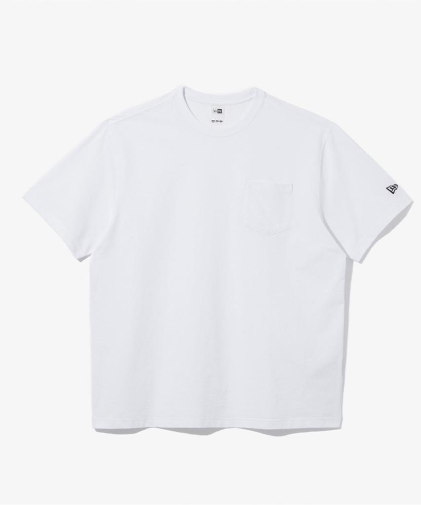 New Era Lightera Essential 3-Pack Pocket Short Sleeve T-Shirt White
