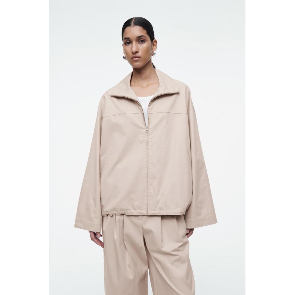 

Хлопковая куртка COS Japan с пузырьковой кромкой beige/XXS