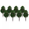 Garden Model Trees Miniature Decoration Supplies 20Pcs 8CM DIY Railway
