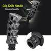 1x Grey Universal Pistol Grip Gear Shift Knob Lever Handle Column Manual Shifter