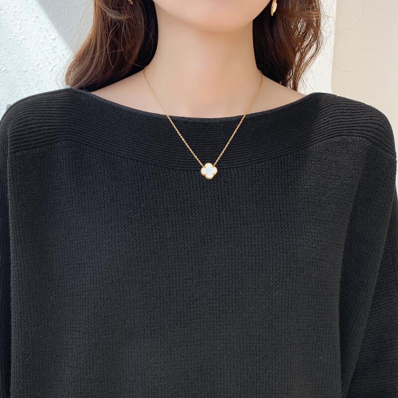 MOCANA Women's Fashion Versatile Long Sleeve Knit Top